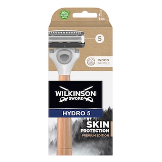 Wilkinson | Hydro 5 | Skin Prot Prem | Wood | Rasoir 