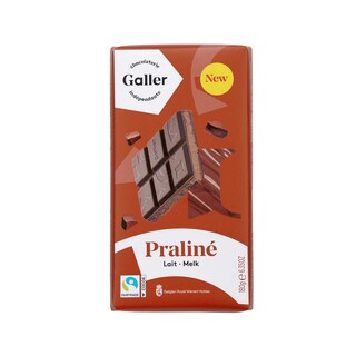 Galler | Chocolat | Tablette | Lait praliné 180 gr