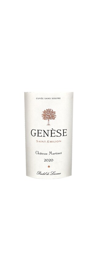 Chateau Martinet | Saint-Émilion | zonder toegevoegde sulfieten | 2020 75 cl