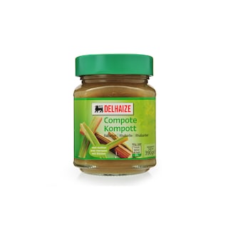 Delhaize | Compote | Rhubarbe | Bocal 