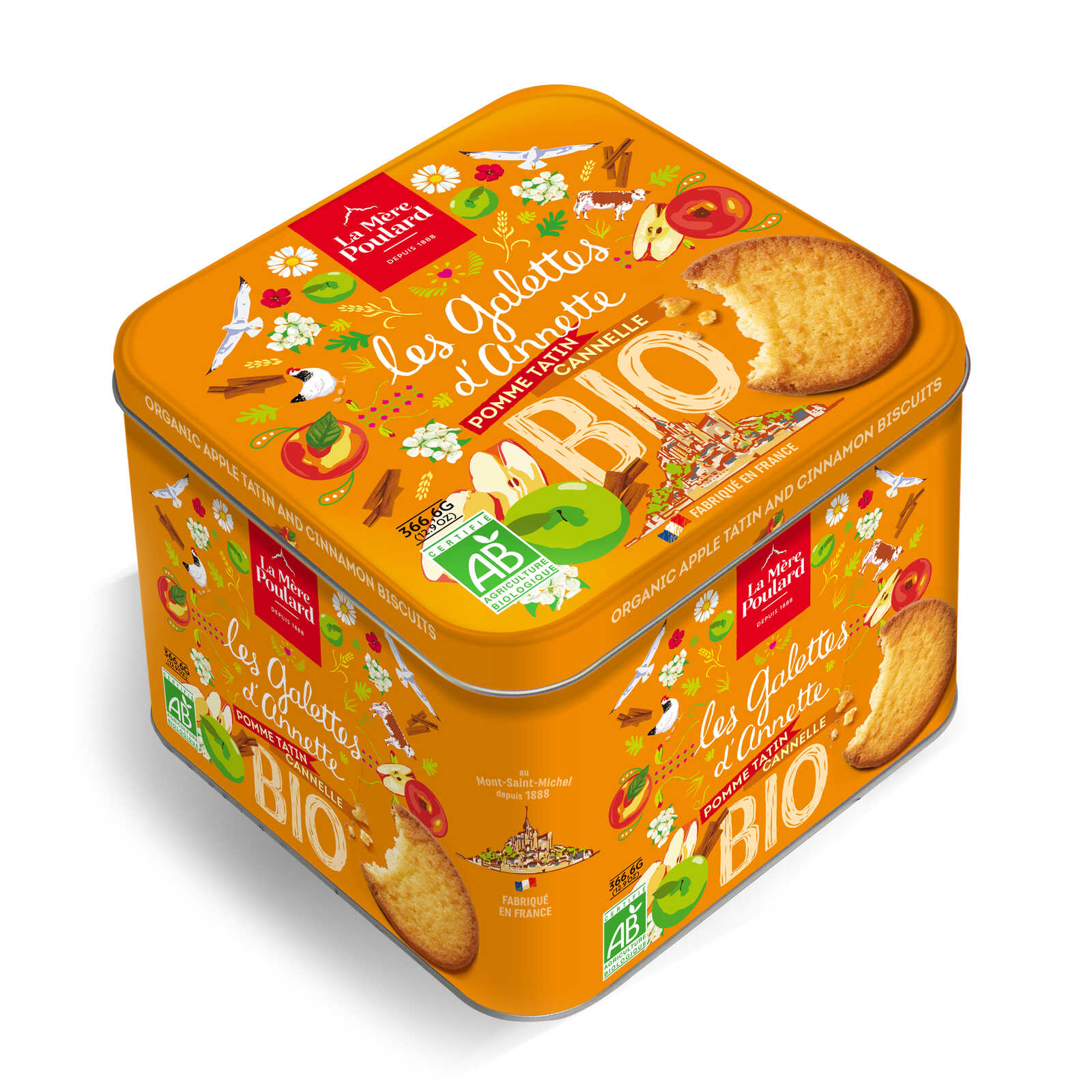 La M Re Poulard Biscuit Appel Kaneel Bio Fp Gr Delhaize