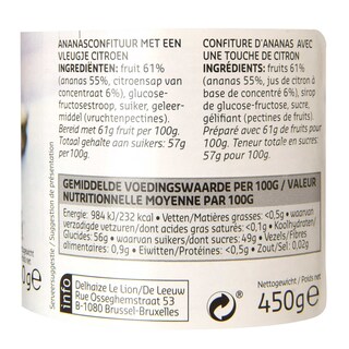 Delhaize | Confituur | Ananas 