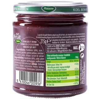 Materne | So Fruit | Confituur | Framboos | 2e 1/2 prijs 