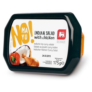 Delhaize | Salade | Poulet curry indien | No mayo 