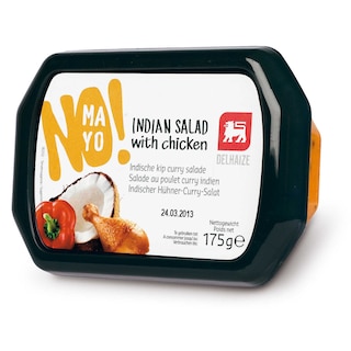 Delhaize | Salade | Poulet curry indien | No mayo 