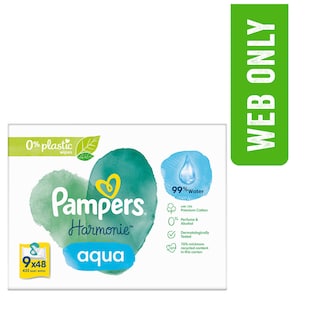 Pampers | Aqua Harmonie | Lingettes 9 x 48 pc