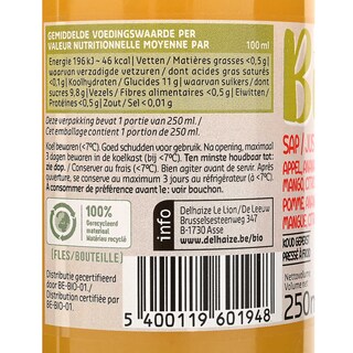 Delhaize | Bio | Sap | Ananas Mango | Bio 