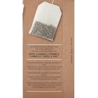 Delhaize | Thé | Vert | Pomme | Canelle | Sachets 