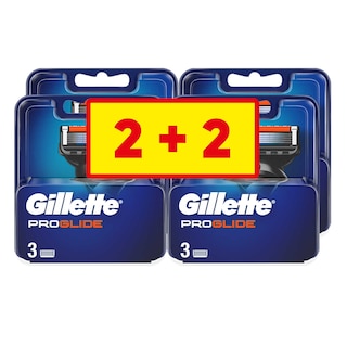 Gillette | Proglide manual | Mesjes | 3st | Promopack 2+2 