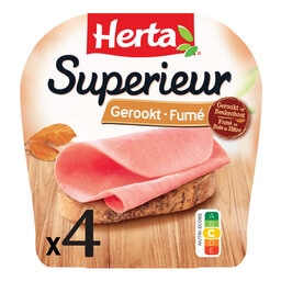 Jambon superieur | Fumé | 4 tranches