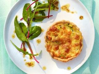 Mini quiches à la courgette et au bresaola