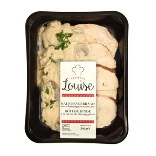 Traiteur Louise | Roti dinde sauce champignons 