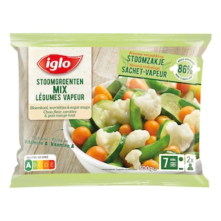 Iglo | Stoomgroenten | Bloemkool | Worteltjes 