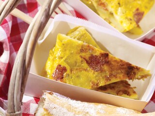 Spaanse omelet met aardappelen, ui en chorizo
