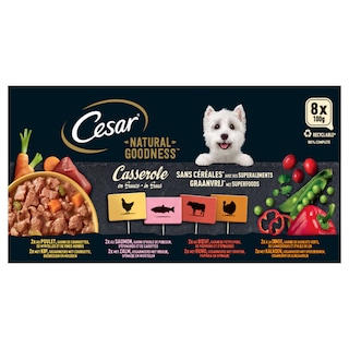 Cesar | Aliment chien | Sauce | Mix | Légume 