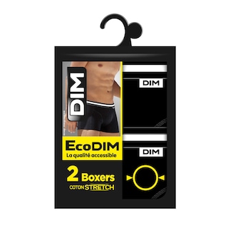 Dim | Paris | Boxer Hommes | coton stretch | noir | T4 