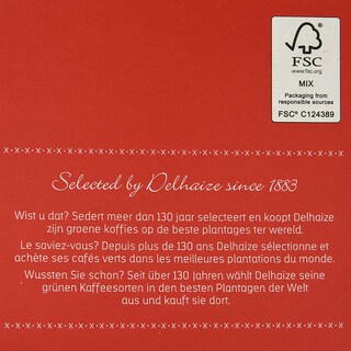 Delhaize | Café | Dessert | Filtres 