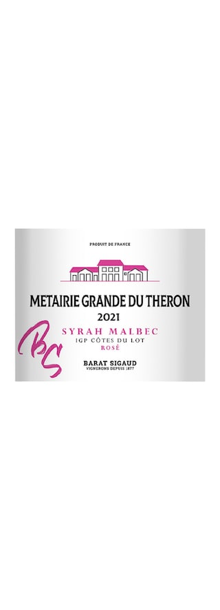 France - Frankrijk | Igp | Metairie Grand Theron 2021 Rosé 