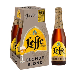 Leffe | Bière d'abbaye | Blonde | 6,6% alc | Bouteille 