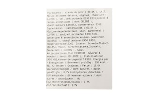 Delhaize | Boudin | Blanc | Liège 