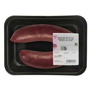 Delhaize | Boudin noir sucré rhum raisin 