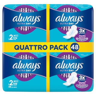Always | Ultra | Verbanden | Long | Vleugels | 4pack 