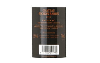 France - Frankrijk | Bordeaux - Pauillac | Château Pichon Longueville Baron 2015 