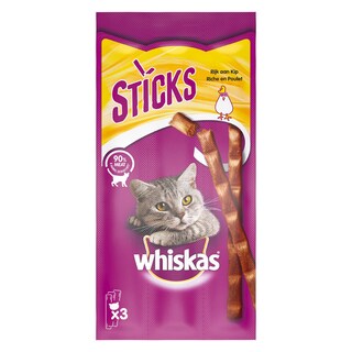 Whiskas | Snacks chat | Sticks | Poulet 18 gr