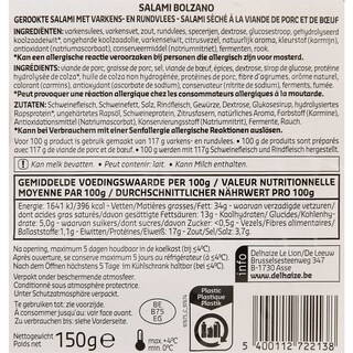 Delhaize | Bolzano salami 150 gr