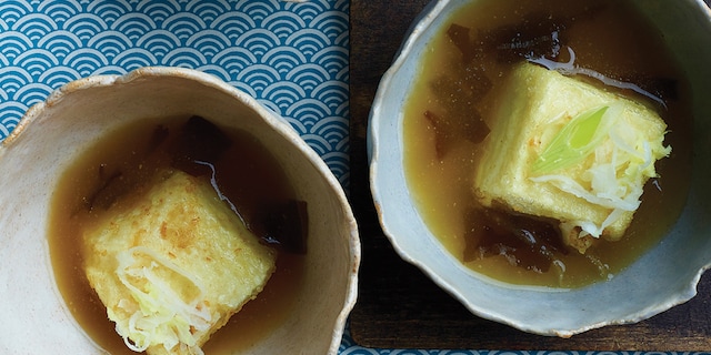 Tofu frit - agedashi dofu