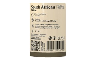 Delhaize | South African Wine | Chardonnay 75 cl