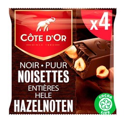 Chocolat | Noir | Noisettes | Barres