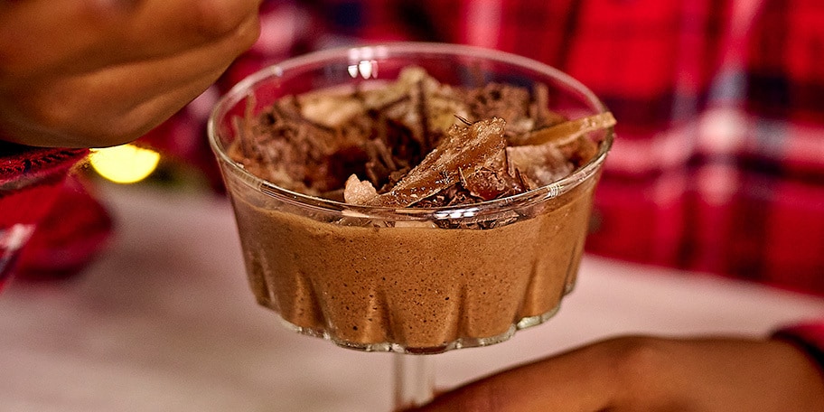 Mousse au chocolat végane aux marrons