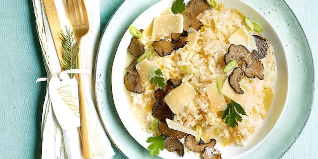 Risotto van knolselder met truffel