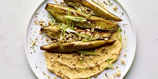 Gegrilde aubergines 'tipo parmigiani'