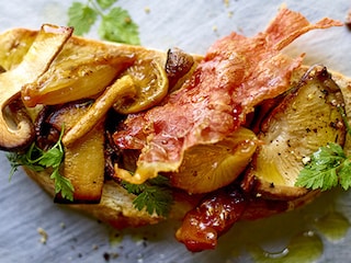 Toast aux champignons de luxe