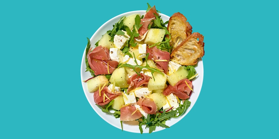 Salade de melon jambon