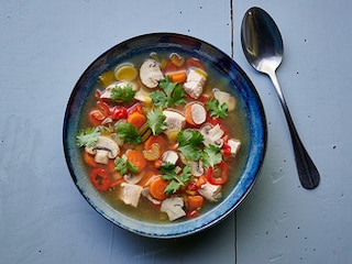 Soupe thaï au poulet