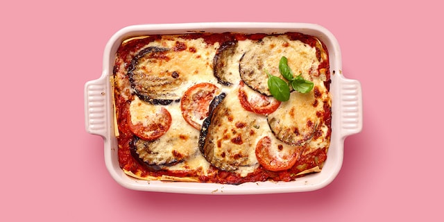 Vollenbak veggie lasagne in 50 minuten + 30 minuten bakken