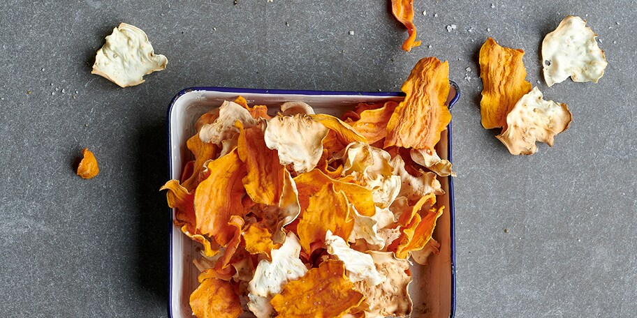 Chips de légumes au four