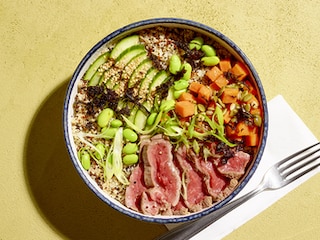 Poké bowl au tataki de filet pur