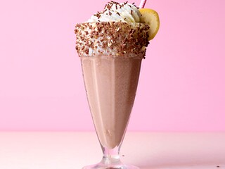 Nice cream shake met chocolade