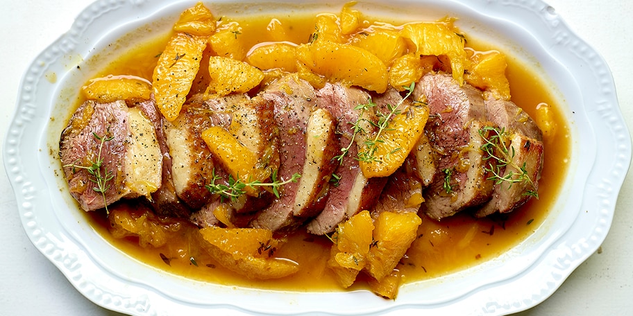 Magrets de canard à l’orange