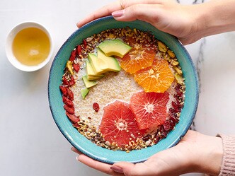 Porridge de quinoa aux fruits