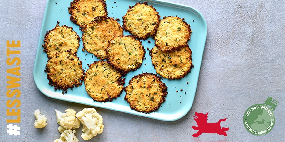 Parmesan crisps au chou-fleur