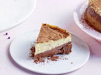 Cheesecake glutenvrij met vanille en chocolade