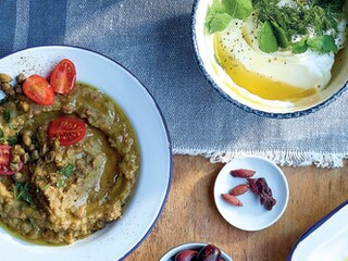 Fava aux lentilles et pois cassés