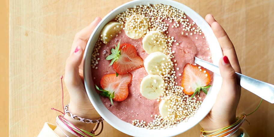 Smoothie bowl fraises-banane