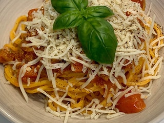 Verse pasta bolognaise 