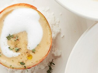 Uiencappuccino met witbier